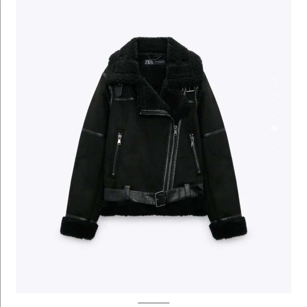 Zara double faces jacket size medium